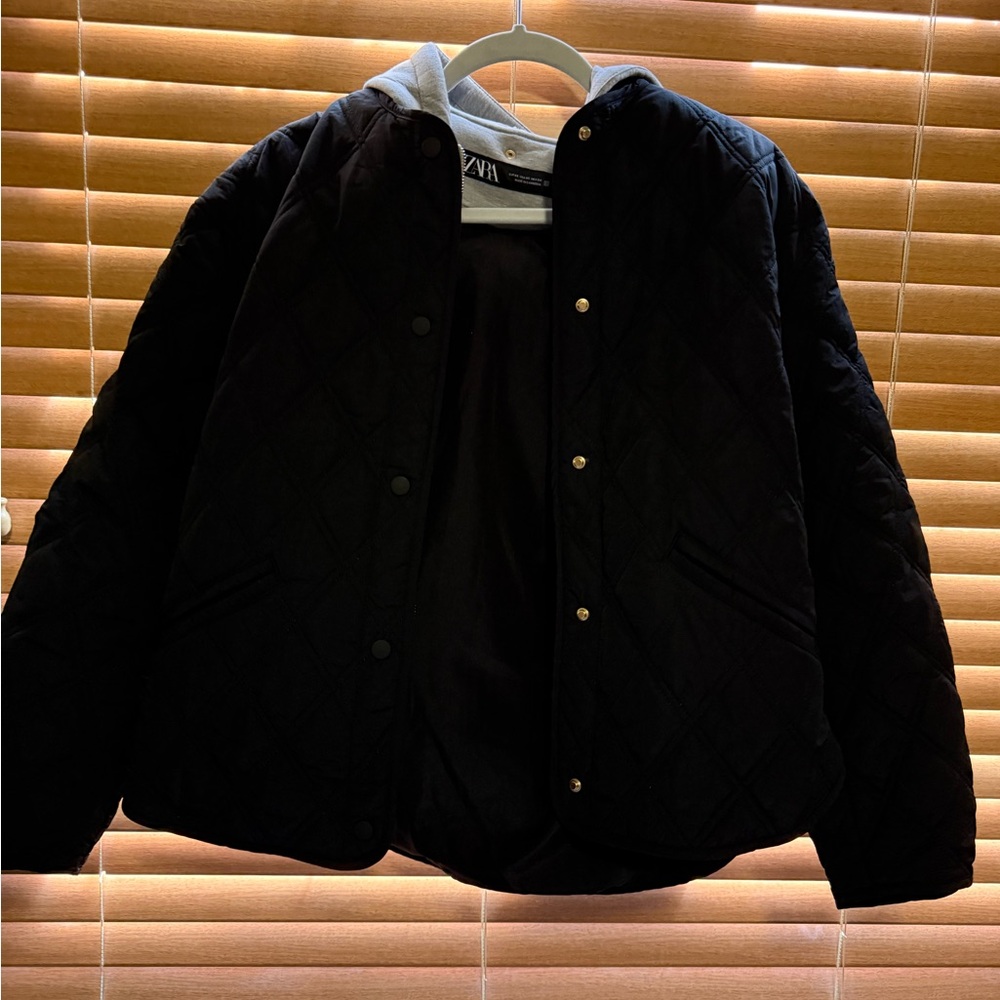 Zara Black Quilted Jacket
